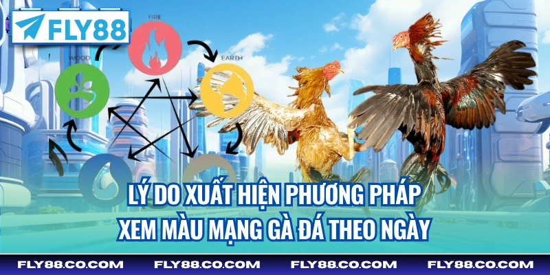 Lý do xuất hiện phương pháp xem màu mạng gà đá theo ngày